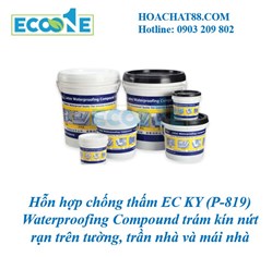 Hỗn hợp chống thấm EC KY (P-819) Waterproofing Compound trám kín nứt rạn trên tường, trần nhà và mái